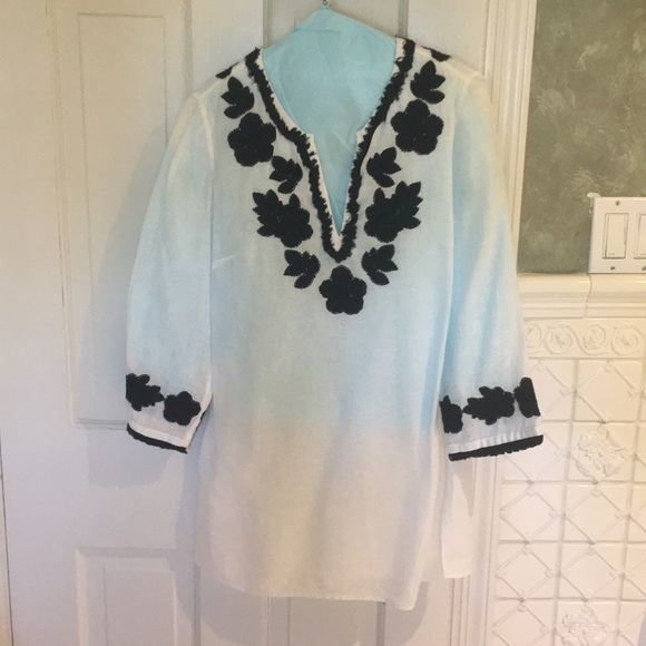 Tory Burch Other - Tory Burch 100% Linen Beach Coverup